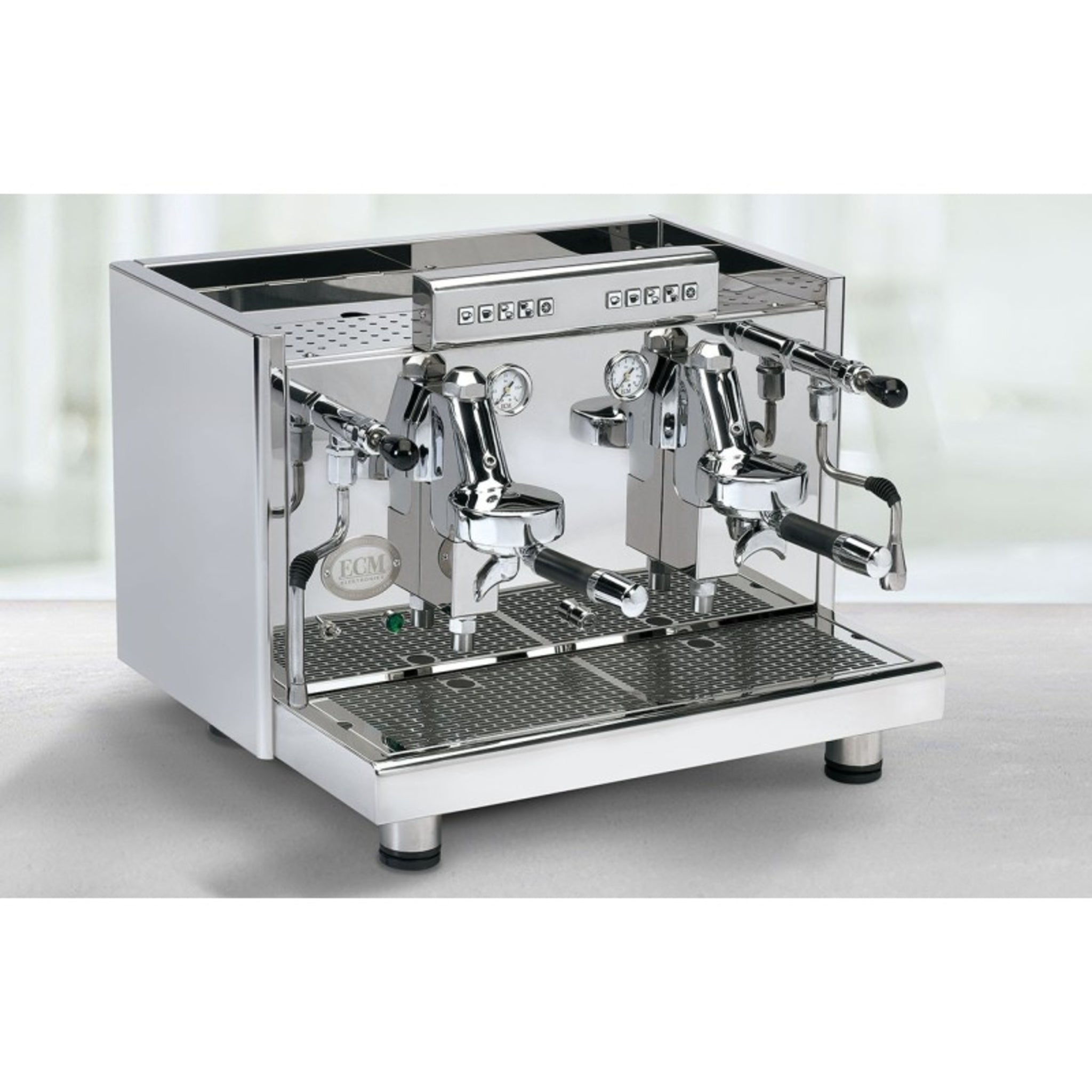 ECM Elektronika Profi Due - 2 Group Commercial Espresso Machine - Stainless Steel