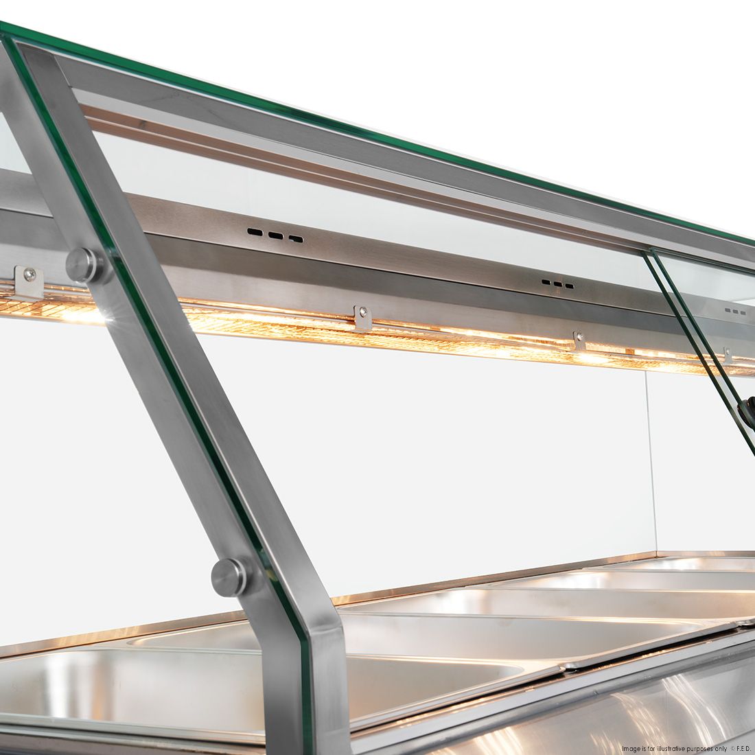 Thermaster Wet and Dry Bain Marie Display 5x1/1 GN Pans PG180FE-XG