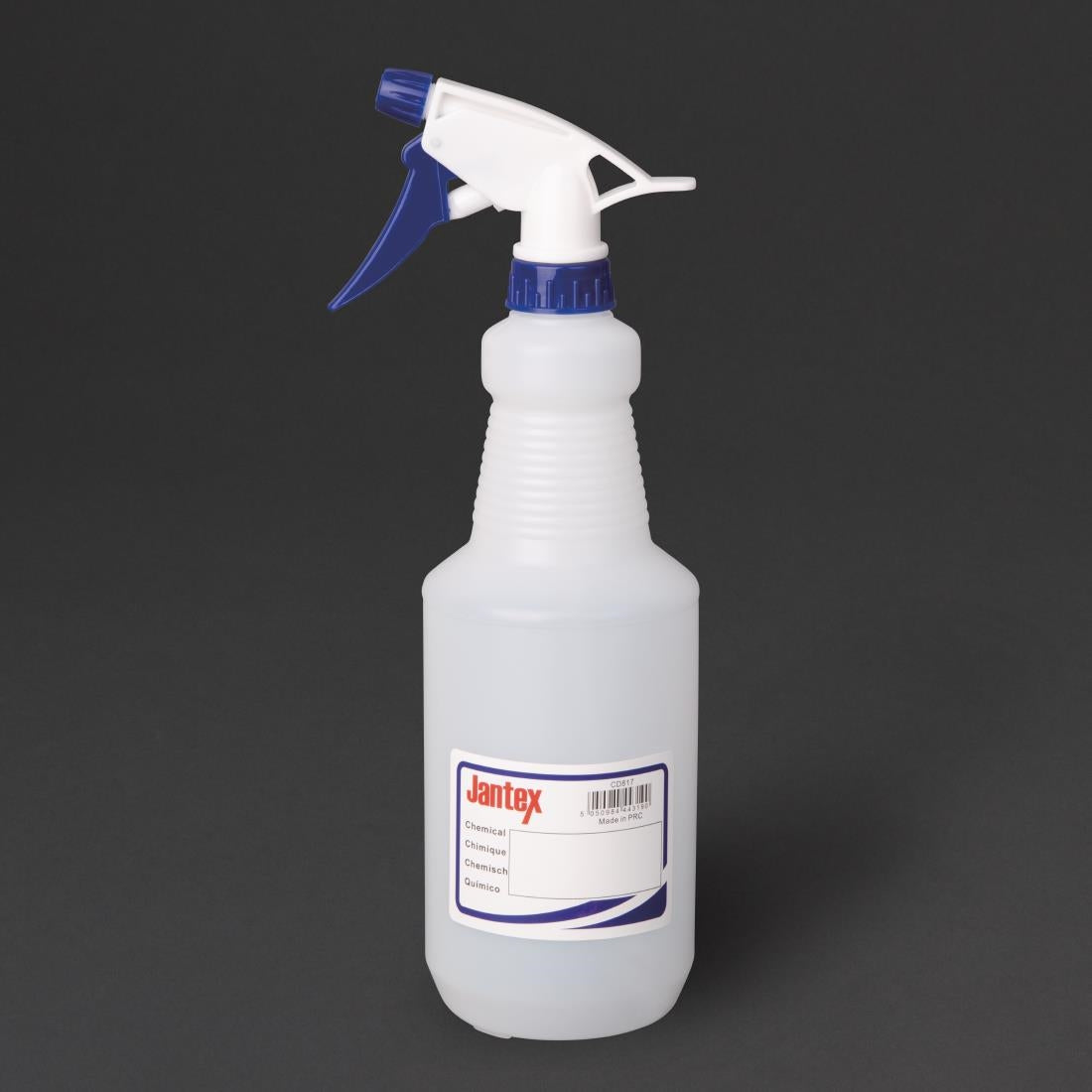 Jantex Colour Coded Spray Bottles Blue 750ml - CD817