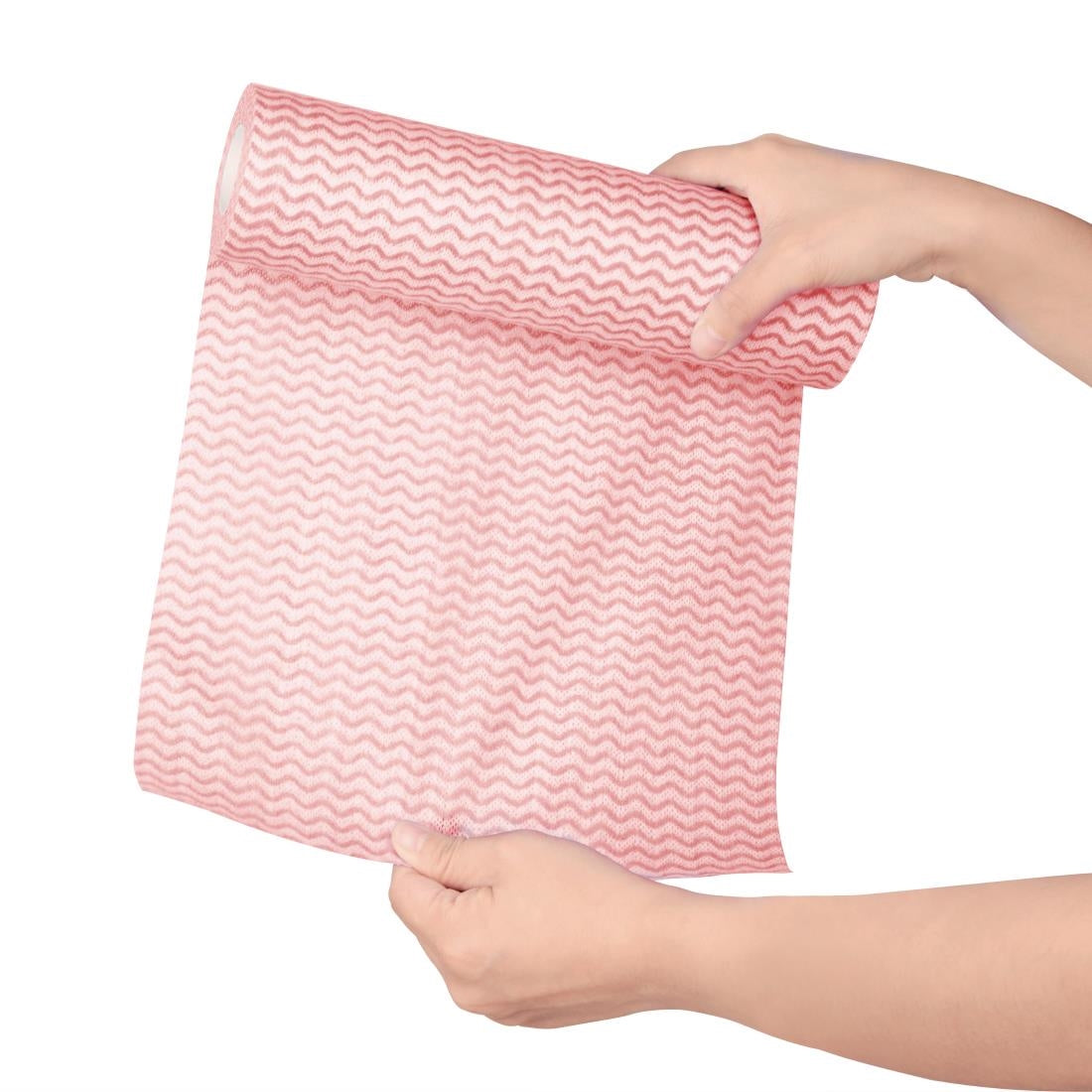 Jantex Non Woven Cloths Red (Roll of 100 Sheets) - CS805