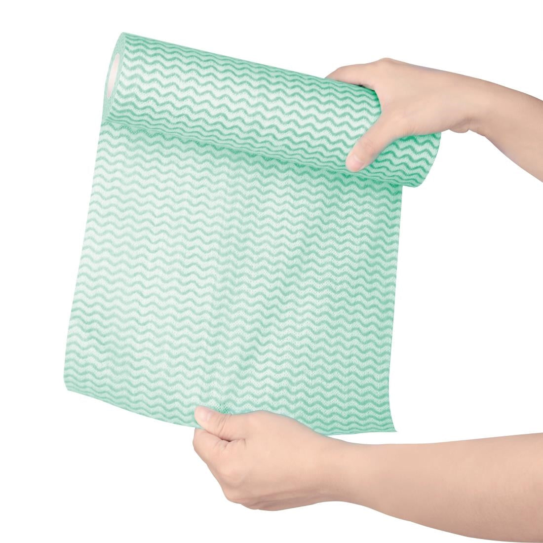 Jantex Non Woven Cloths Green (Roll of 100 Sheets) - CS807