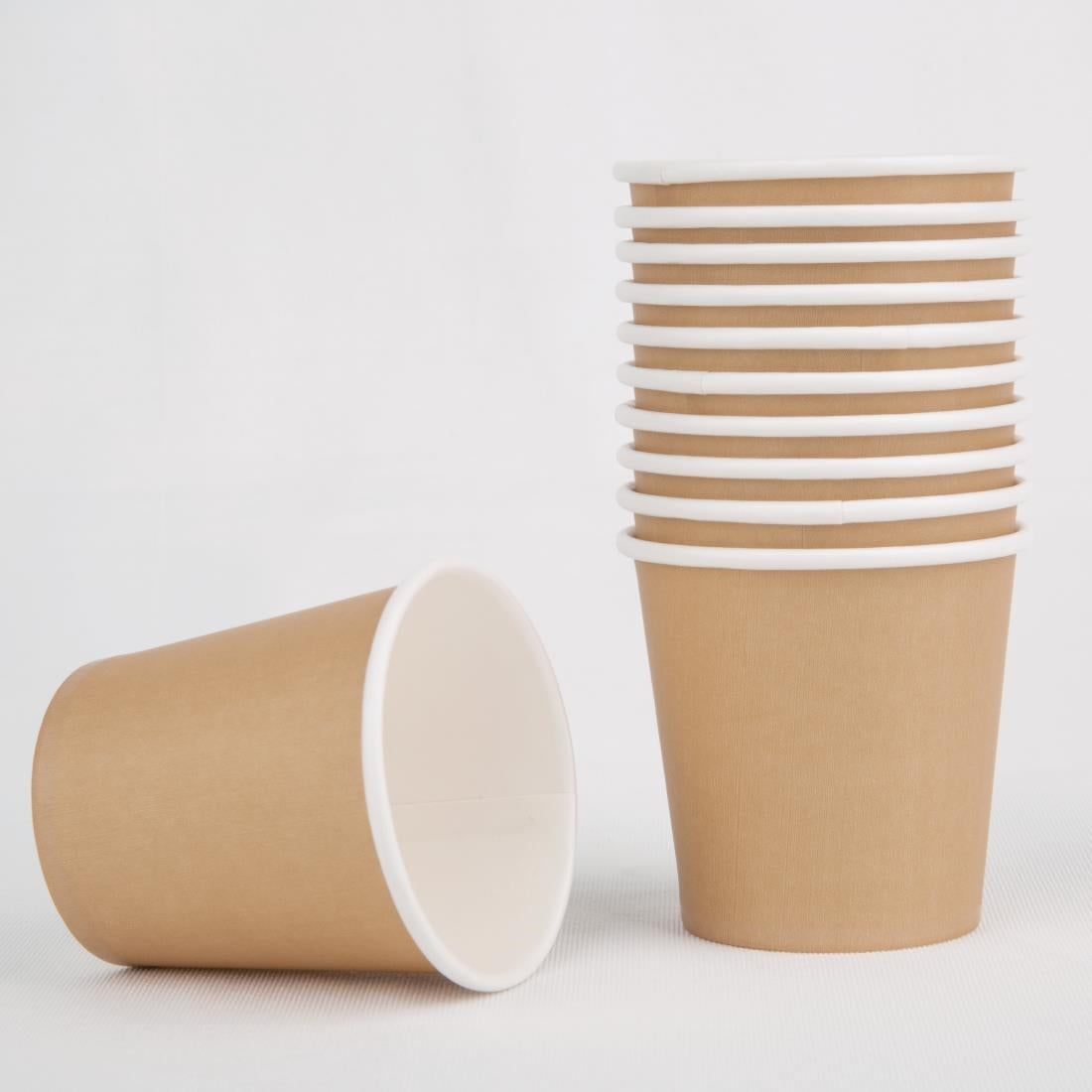 Fiesta Recyclable Espresso Takeaway Cups Kraft 114ml (Pack of 50) - GP446
