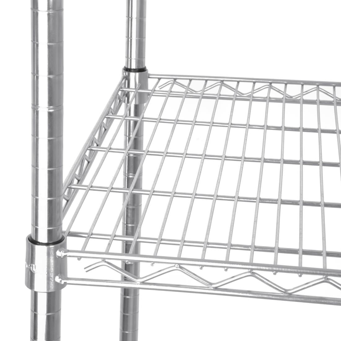 Vogue 4 Tier Wire Shelving Kit 1830x610mm - U259