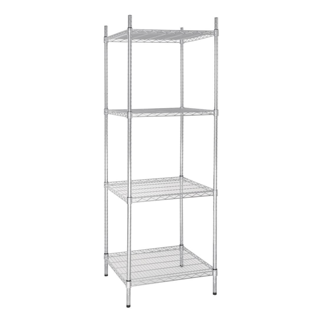 Vogue 4 Tier Wire Shelving Kit 610x610mm - U884
