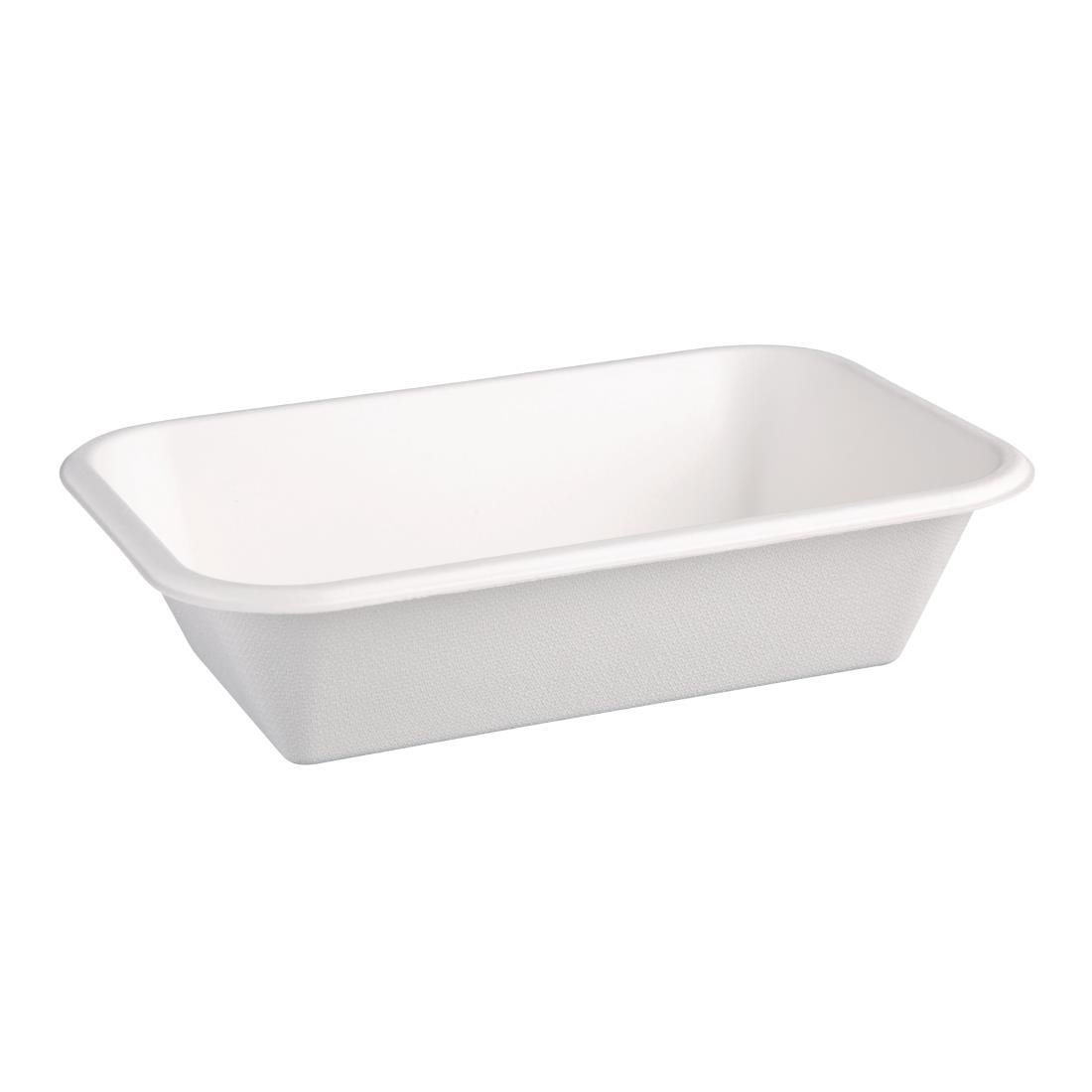 Fiesta Compostable Bagasse Food Trays 910ml (Pack of 50) - DW349