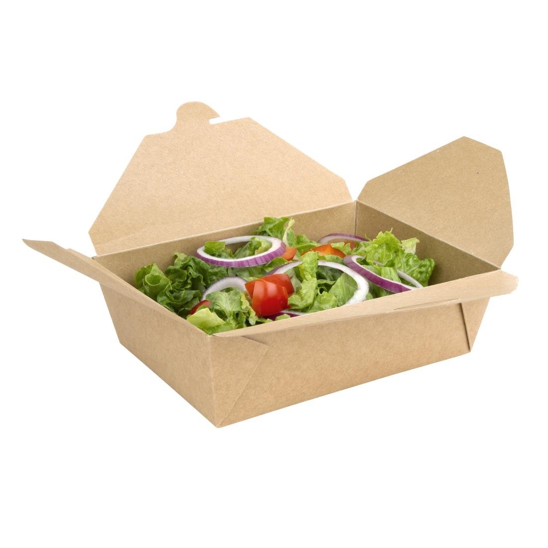 Fiesta Compostable Paperboard Food Cartons 1800ml / 63oz (Pack of 200) - FB675