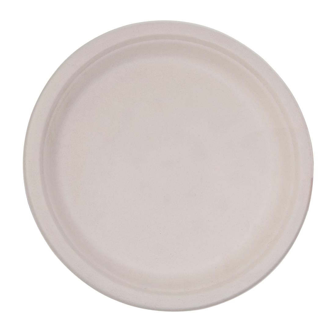 Fiesta Compostable Bagasse Round Plates Natural Colour 260mm (Pack of 50) - FC545