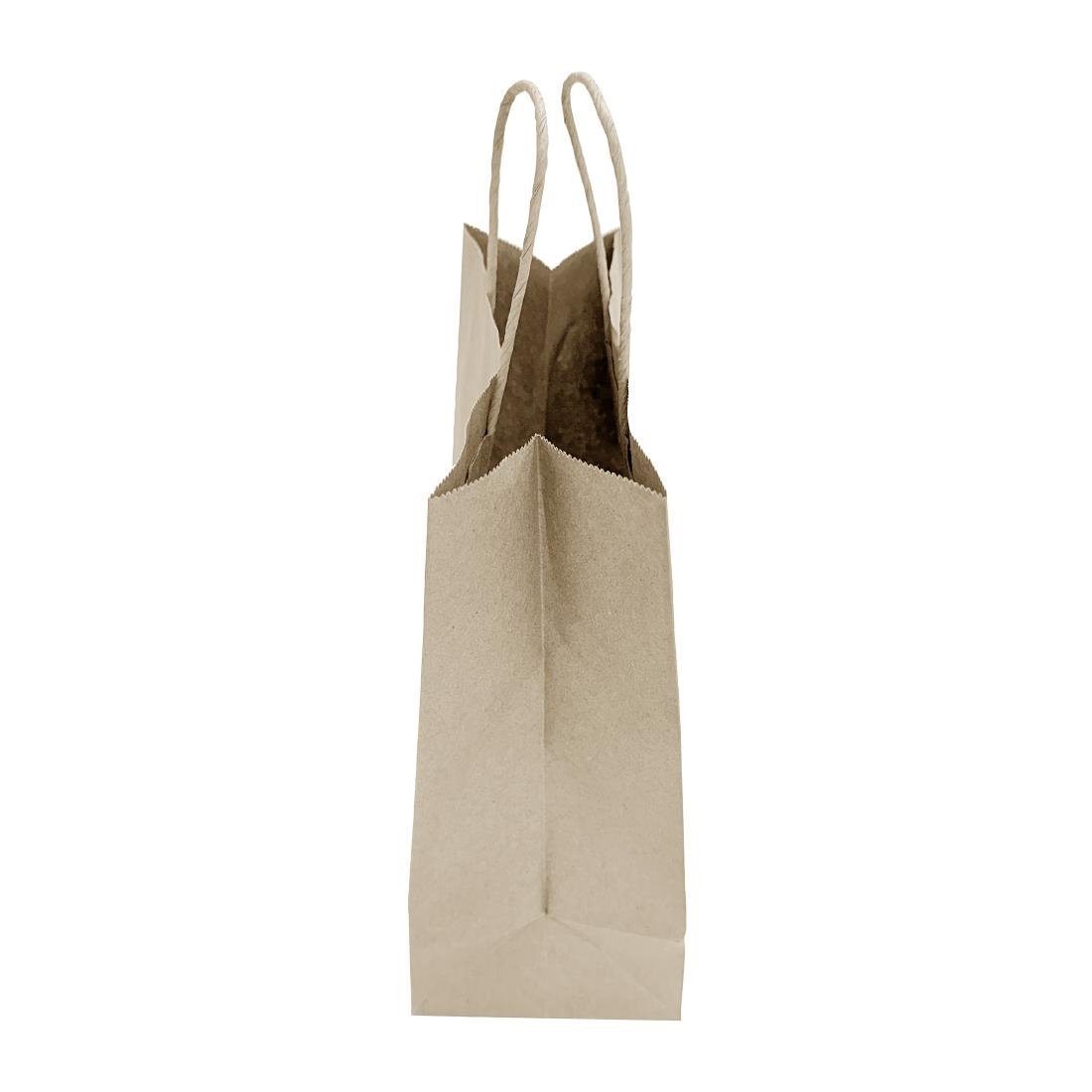 Fiesta Recyclable Twist Handle Brown Paper Bags Medium (250 Pack) - HY762
