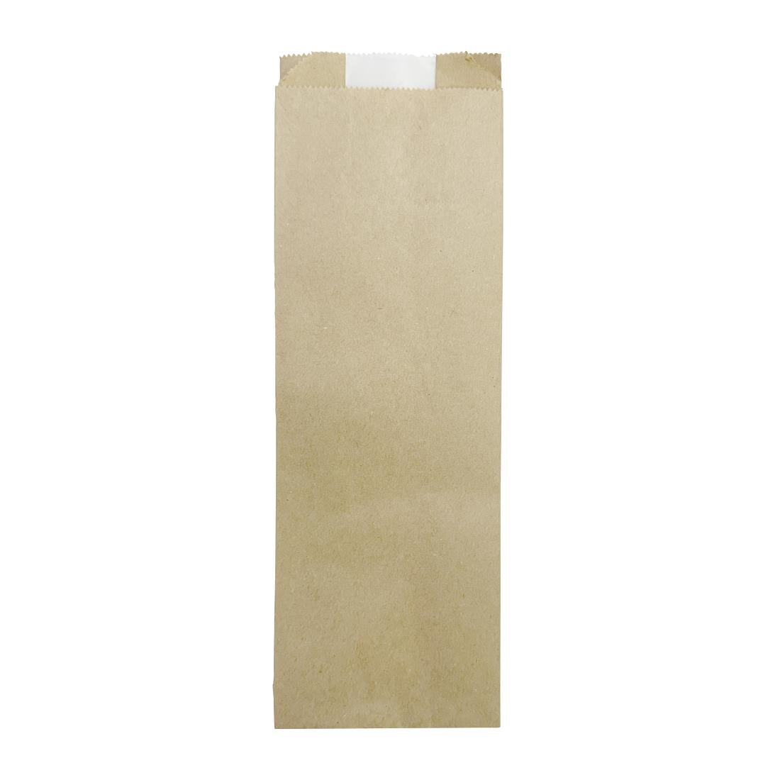 Fiesta Compostable Baguette Bags with Glassine Window 300x100x60mm (Pack 1000) - HY775
