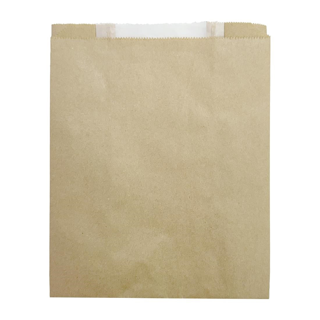 Fiesta Compostable Bread Bags with Glassine Window 266x215x88mm (Pack 1000) - HY777