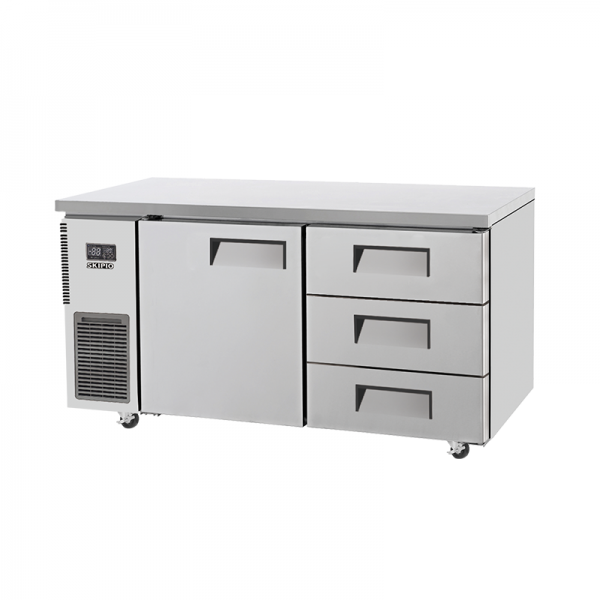 Skipio 395 Three Drawer Underbench Fridge - 1500mm Wide SUR15-3D-3
