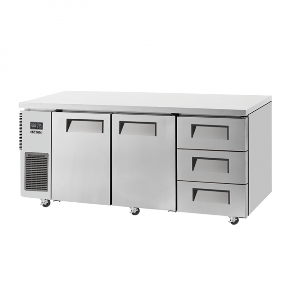 Skipio 505 Three Drawer Underbench Freezer - 1800mm Wide SUR18-3D-3