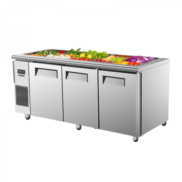 Skipio 568 Three Door Salad Prep Buffet Fridge SSR18-3
