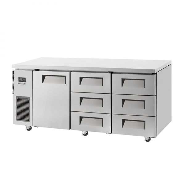 Skipio 505 Six Drawer Underbench Freezer - 1800mm Wide SUF18-3D-6