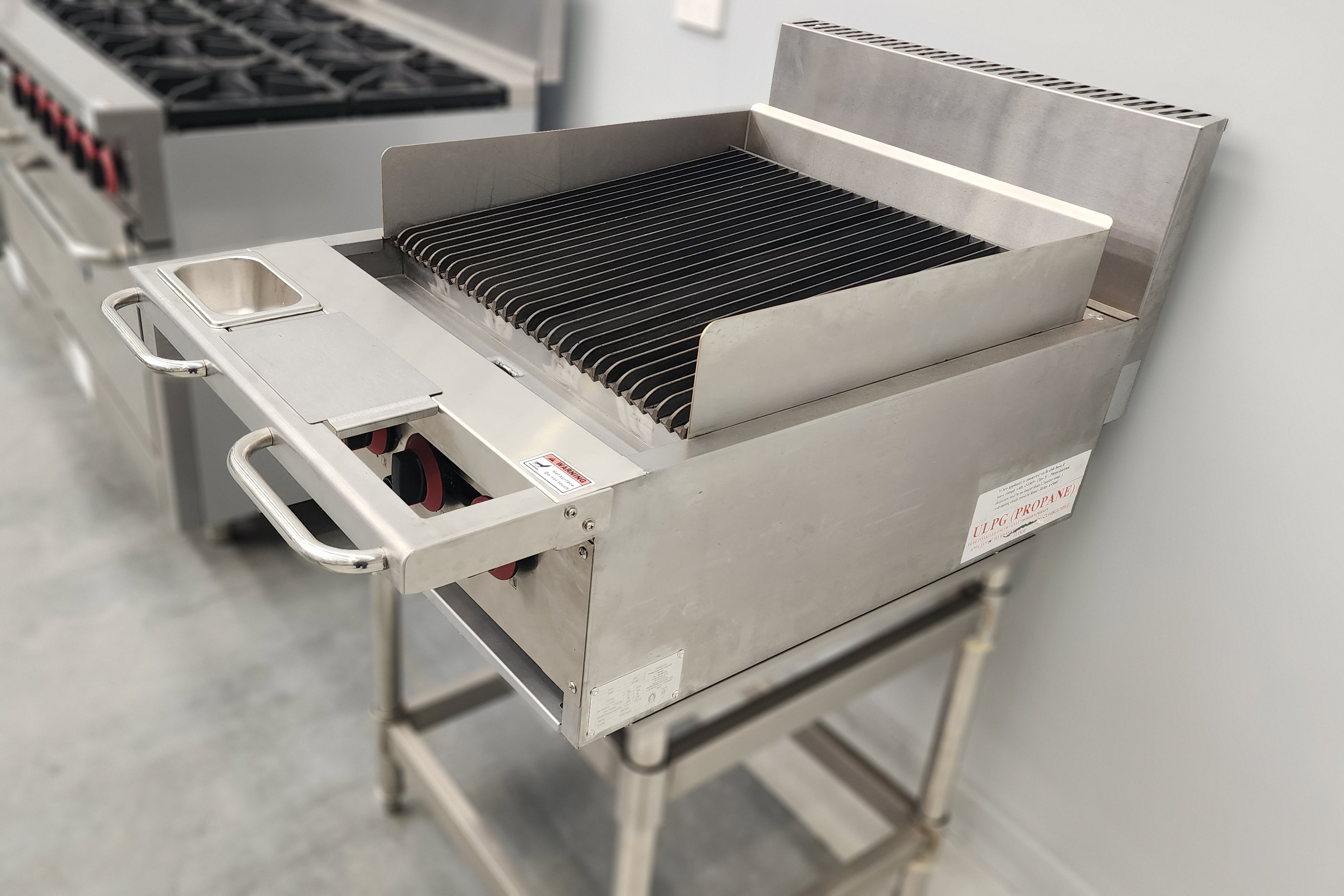 GasMax LPG Gas 4 Burner Char Grill Top QR-24ELPG