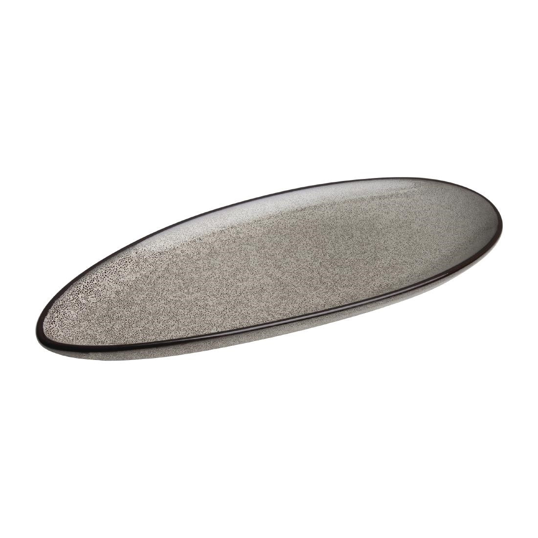 Olympia Mineral Leaf Plates 255mm (6 Pack) - DF180