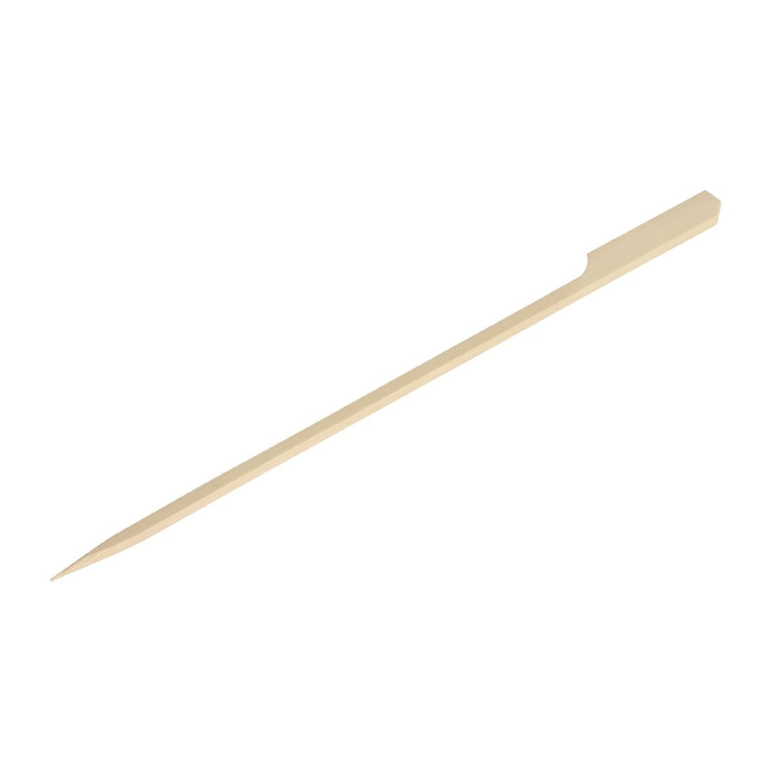 Fiesta Compostable Bamboo Paddle Skewers 180mm (Pack of 100) - DK395