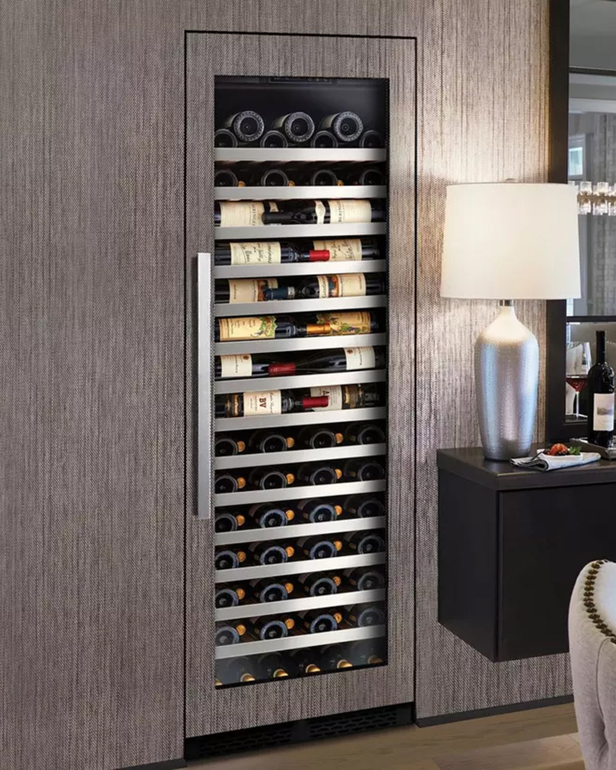 Grand Cru 166 Bottle Panel Ready Dual Zone Wine Fridge GC166DPR