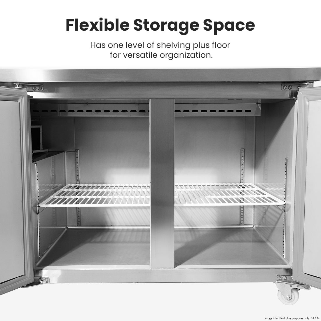 Thermaster Two Door Deluxe Sandwich Bar SCB/15