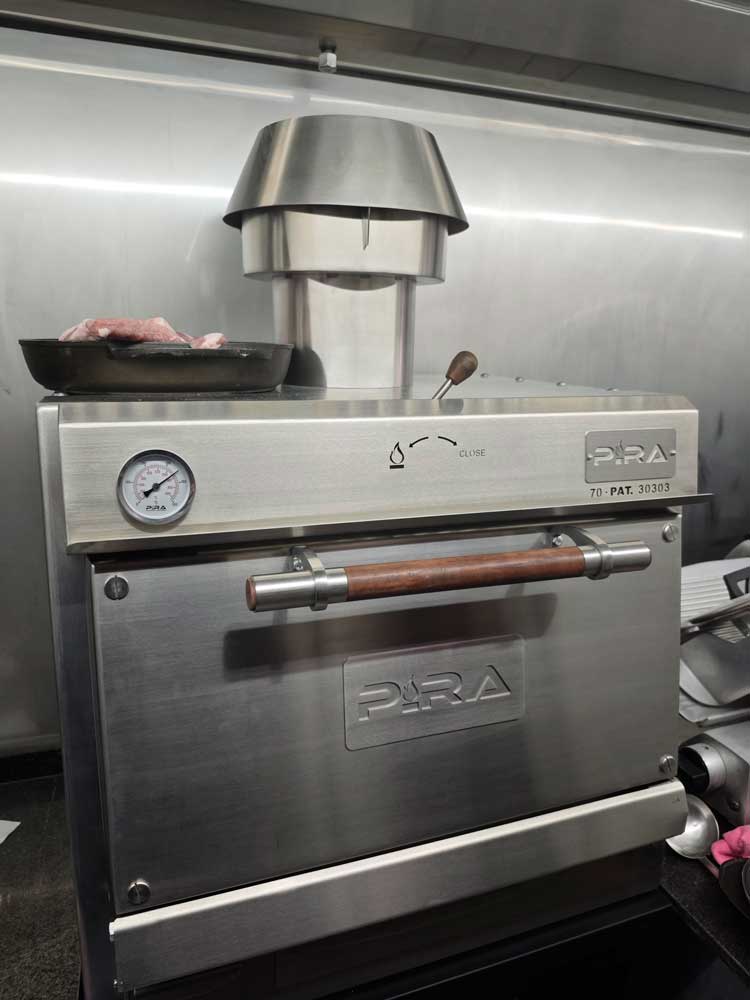 Pira 70 Silver SD Charcoal Oven - 450.106
