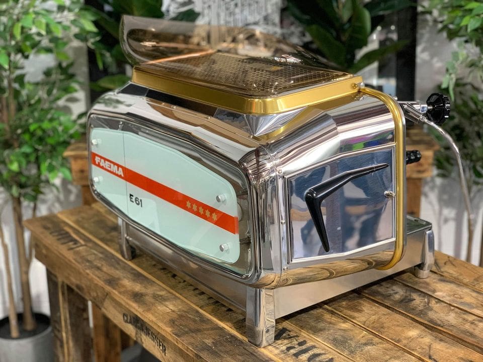 Faema E61 Jubilee Volumetric 2 Group Stainless - 31022