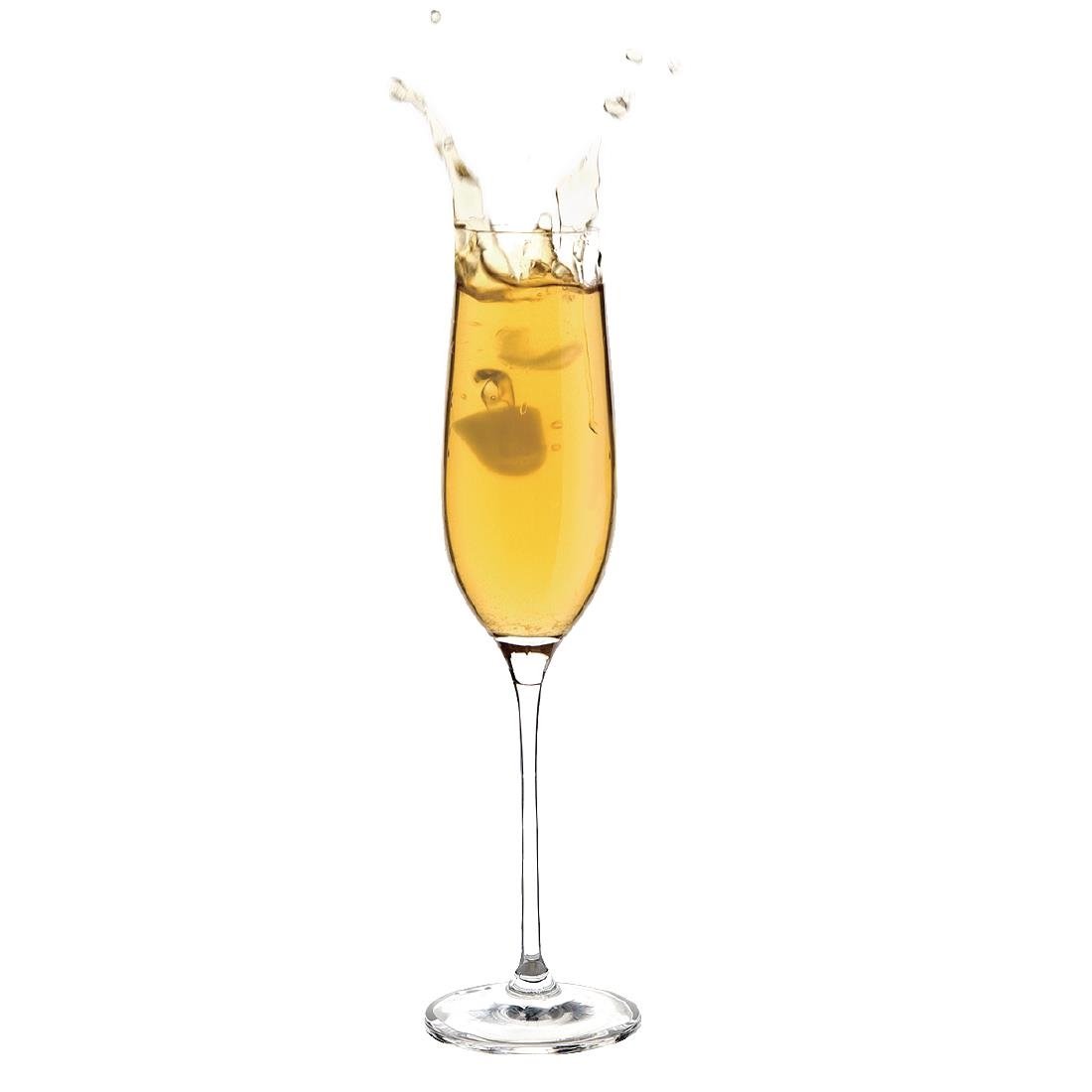 Olympia Campana One Piece Crystal Champagne Glasses 260ml (6 Pack) - CS496