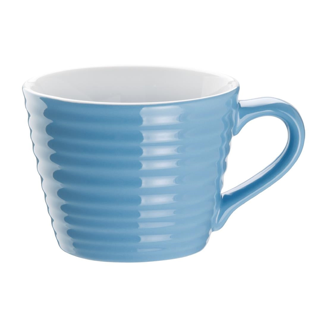 Olympia Cafe Mug Blue Ripple - 230ml (Box 6) - DH636