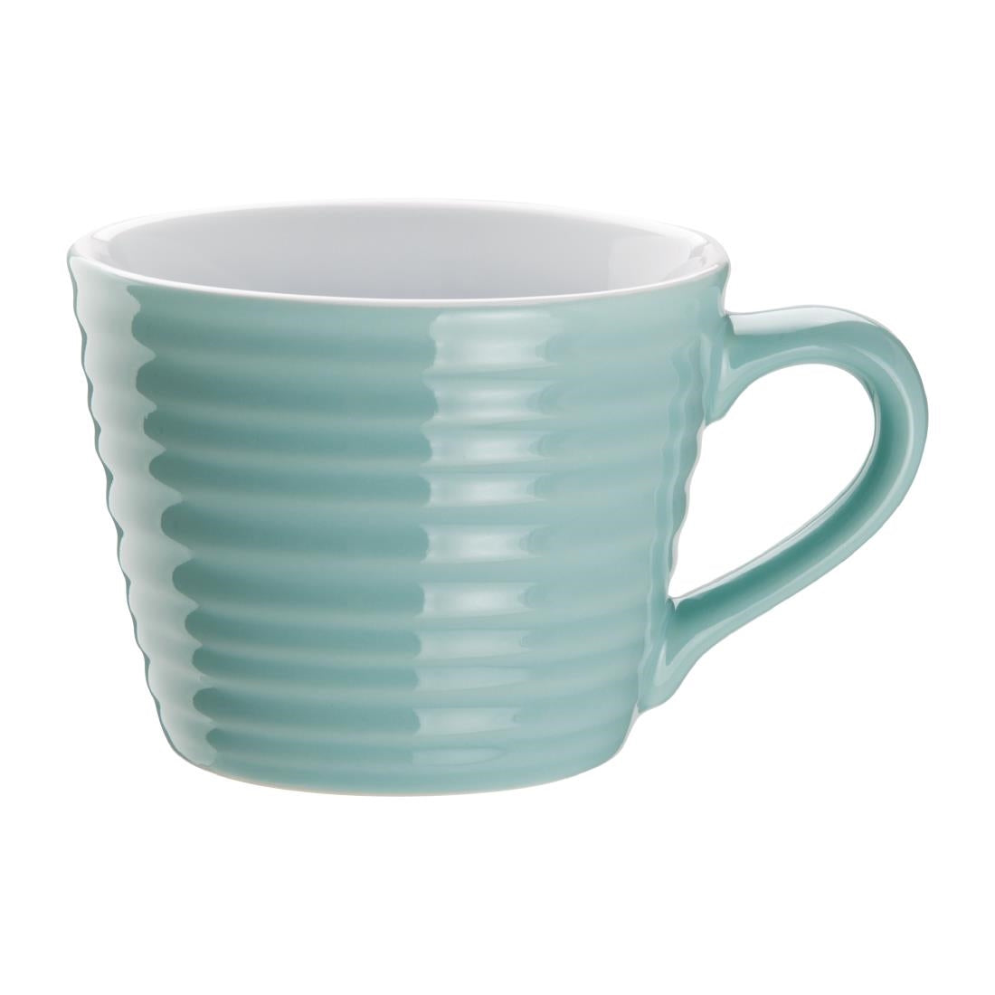 Olympia Cafe Mug Aqua Ripple - 230ml (Box 6) - DH640