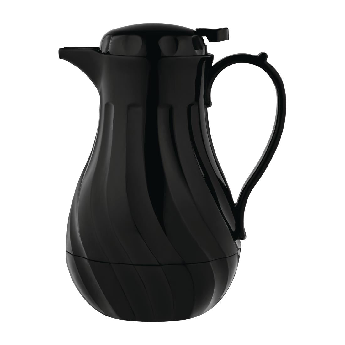 Olympia Insulated Swirl Jug Black 2Ltr - GL970
