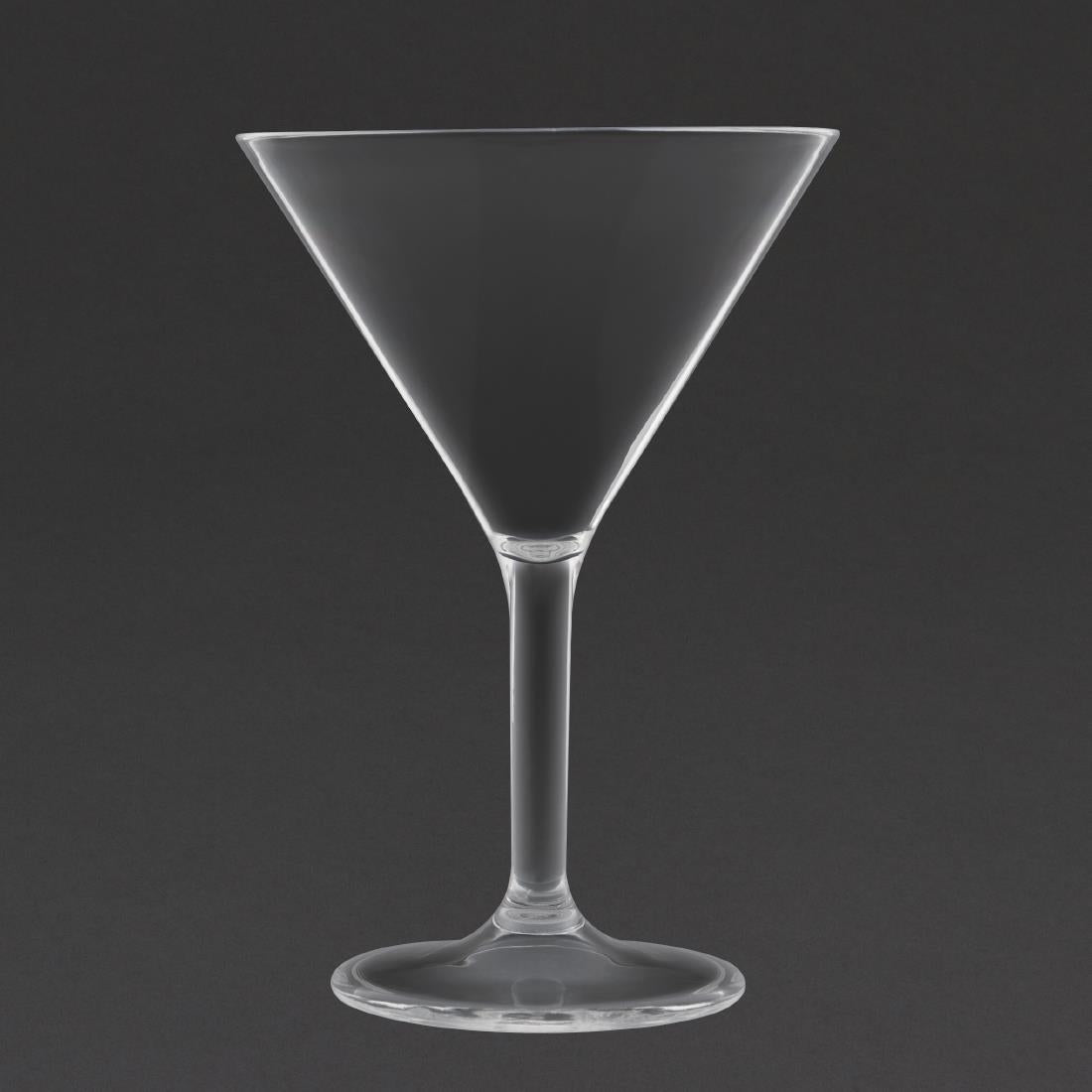 Olympia Kristallon Polycarbonate Martini Glass 300ml (12 Pack) - DS131