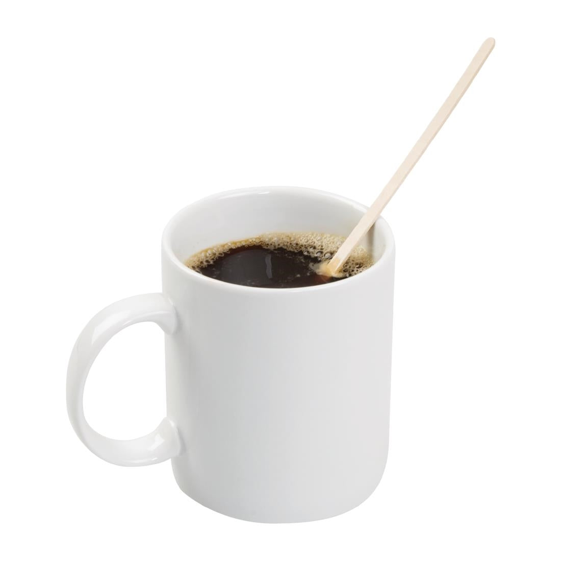 Fiesta Compostable Biodegradable Wooden Coffee Stirrers 190mm (Pack of 1000) - DK390