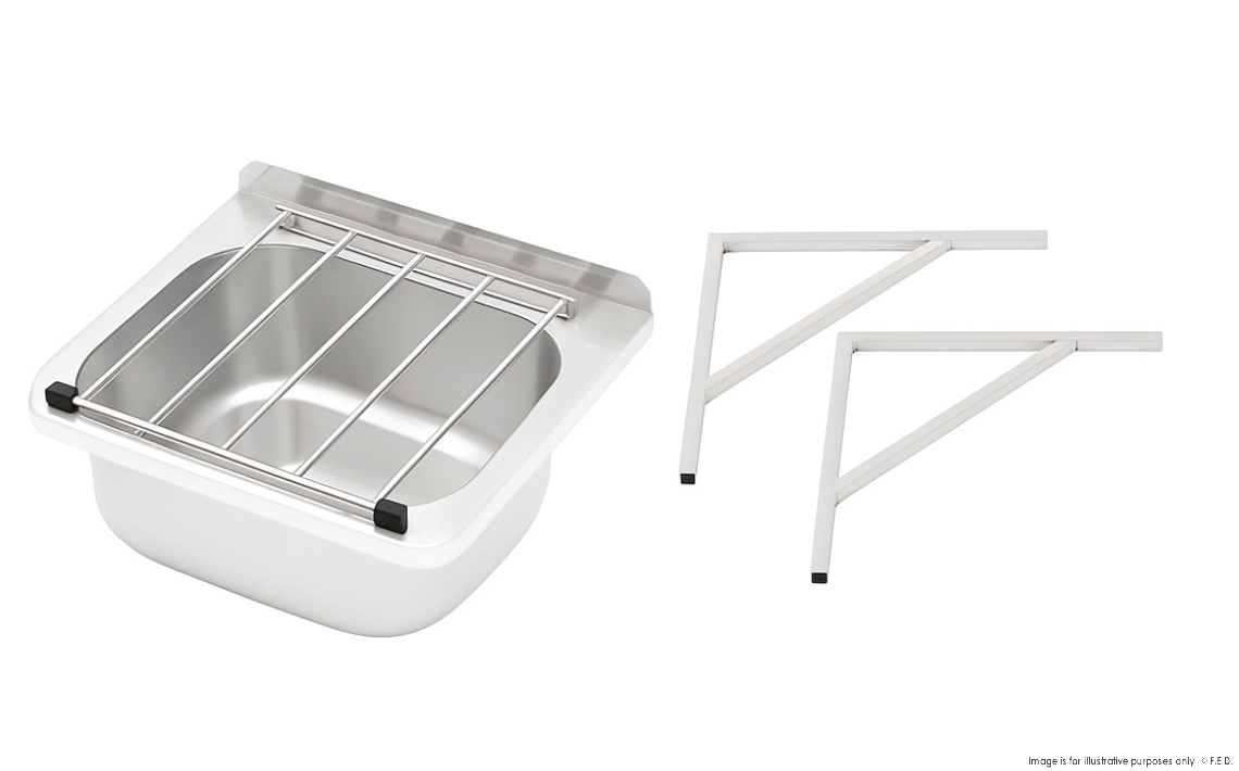 Modular Systems Stainless Steel Mop / Cleaning Sink - HCS-AB