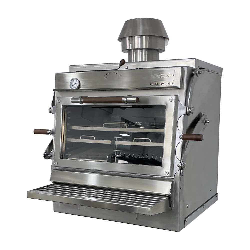 Pira 80 XXL Silver ED Charcoal Oven - 490.108