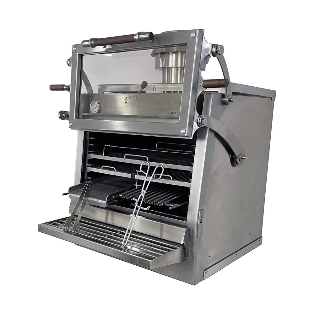 Pira 80 XXL Silver ED Charcoal Oven - 490.108