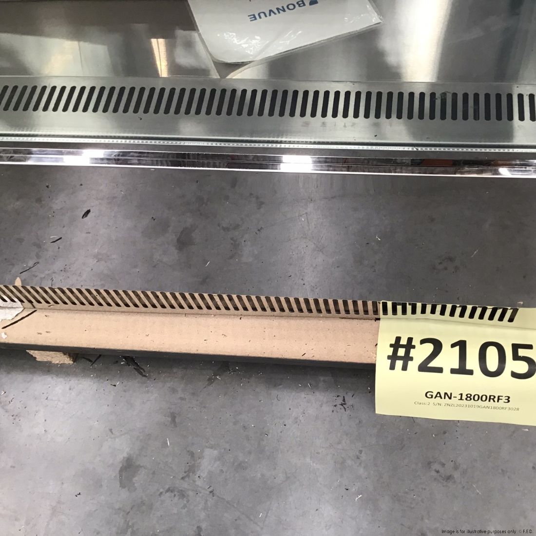 CLEARANCE - Modern 3 Shelves Cake or Food Display - GAN-1800RF3-NSW2105