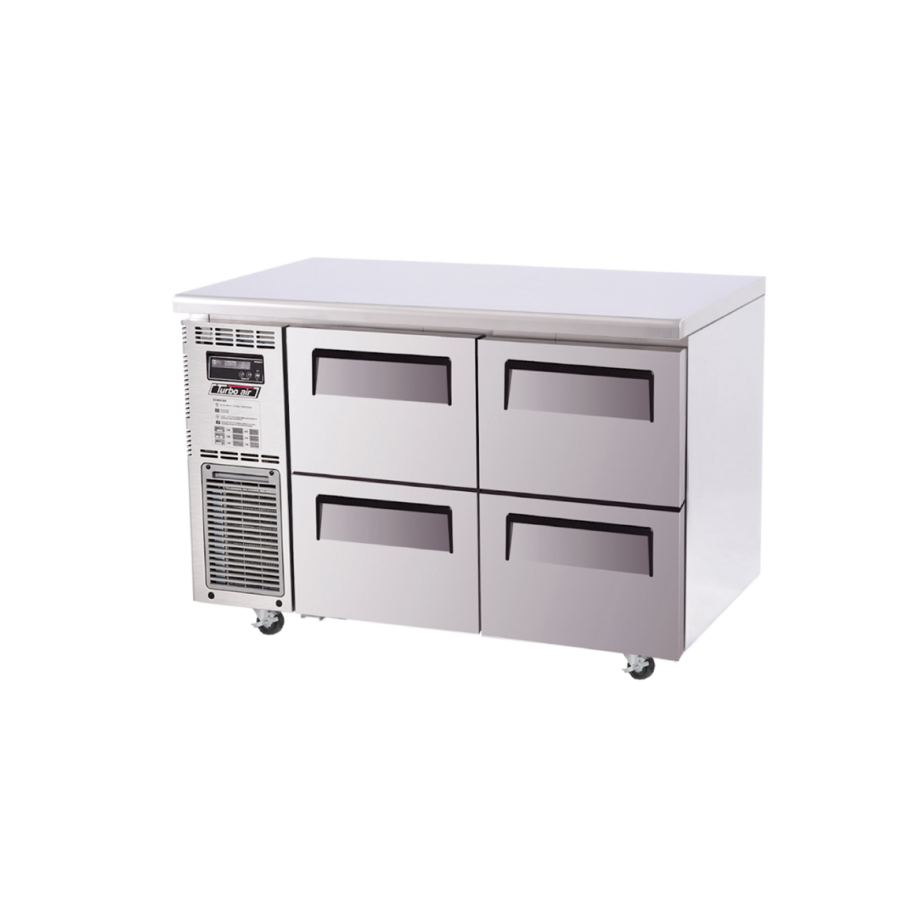 Turbo Air Undercounter 4 Drawer Freezer KUF12-2D-4-N
