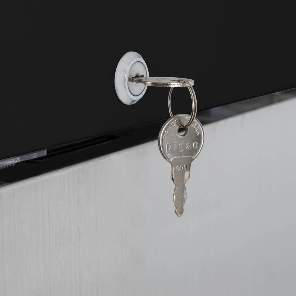 AG GNX1000TN1000 Litre Upright Double Stainless Steel Door Fridge GNX1000TN