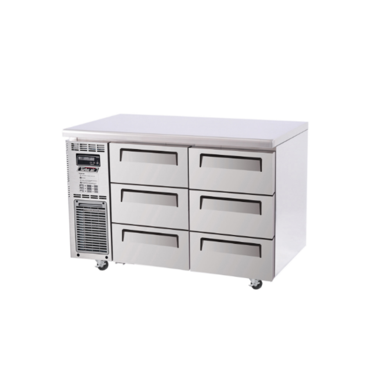 Turbo Air Undercounter 6 Drawer Freezer KUF12-3D-6-N