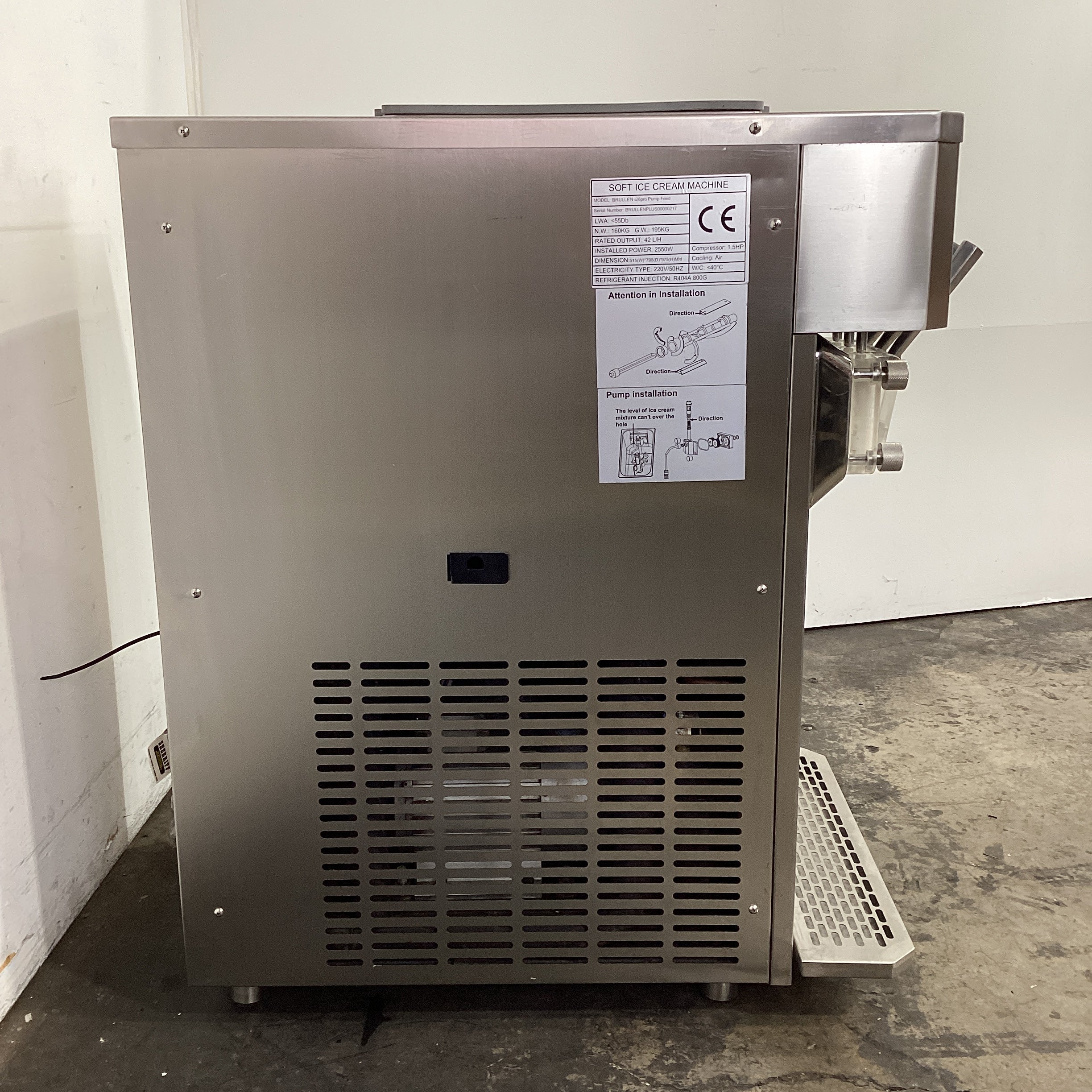 Brullen i26 Pro Twin Ice Cream Machine - 786335