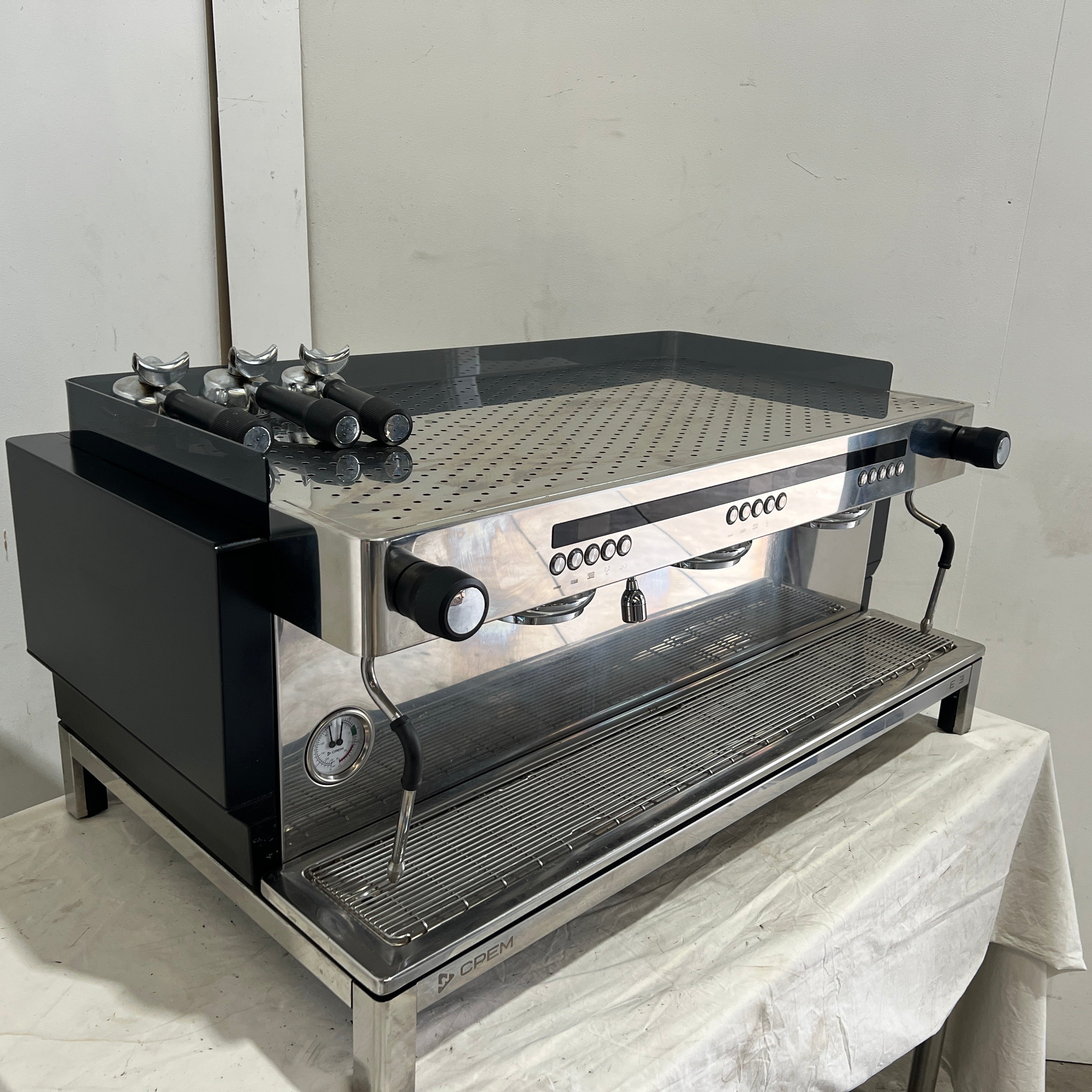 Crem ECEF-FA1B-22AR 3 Group Coffee Machine - 787828