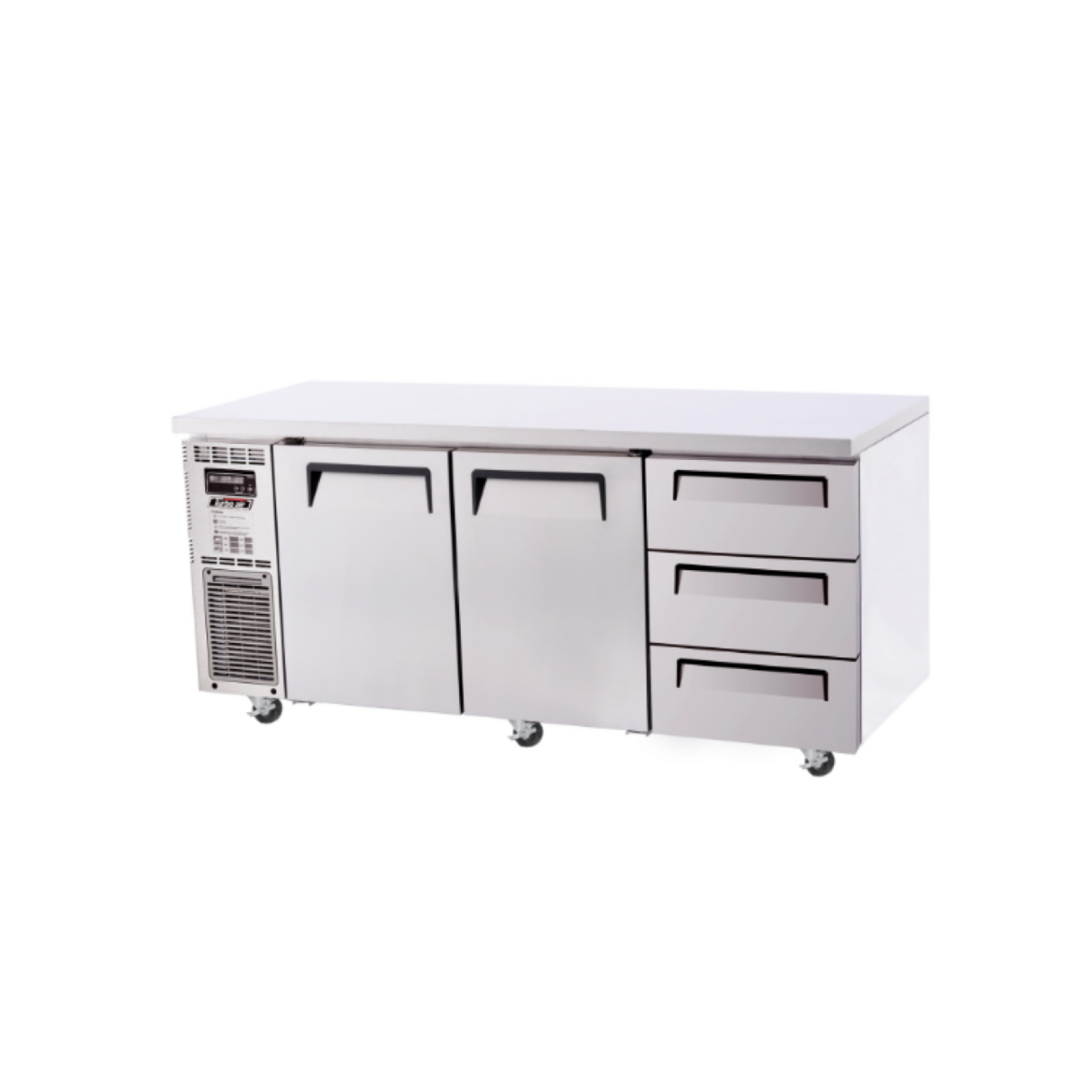 Turbo Air Undercounter 2 Door 3 Drawer Fridge KUR18-3D-3-N