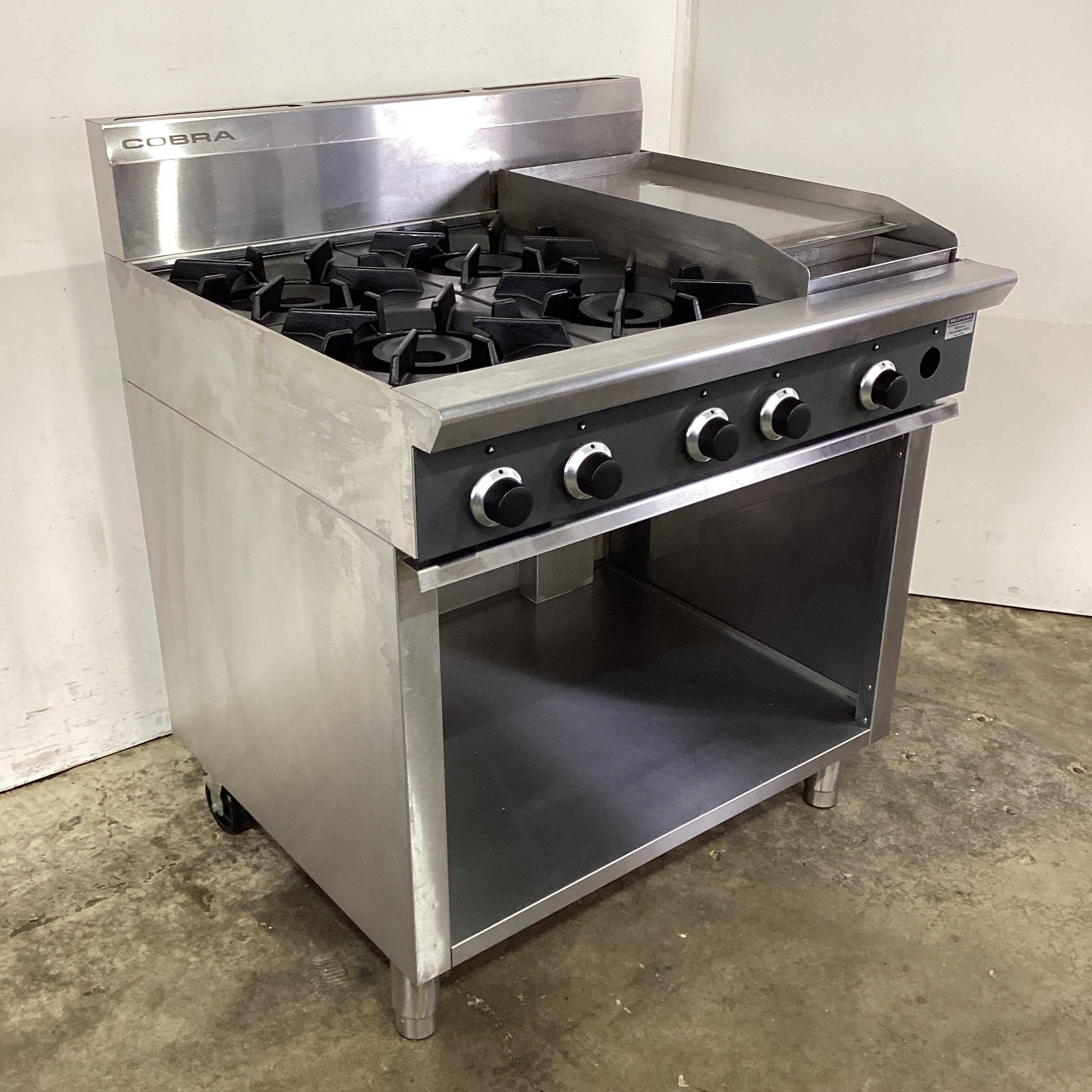 Cobra C9CF 4 Burner Cooktop/Griddle Combo - 808917