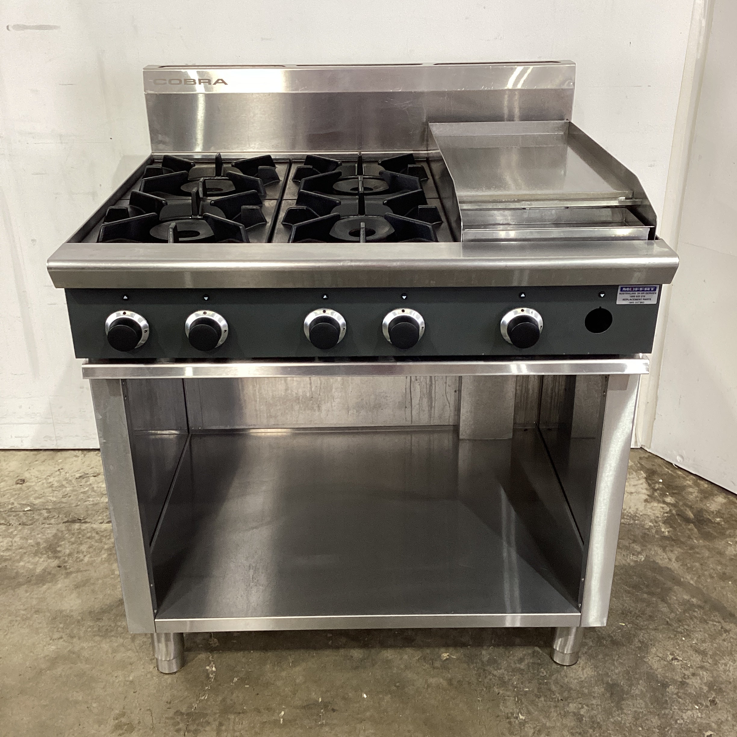 Cobra C9CF 4 Burner Cooktop/Griddle Combo - 808917