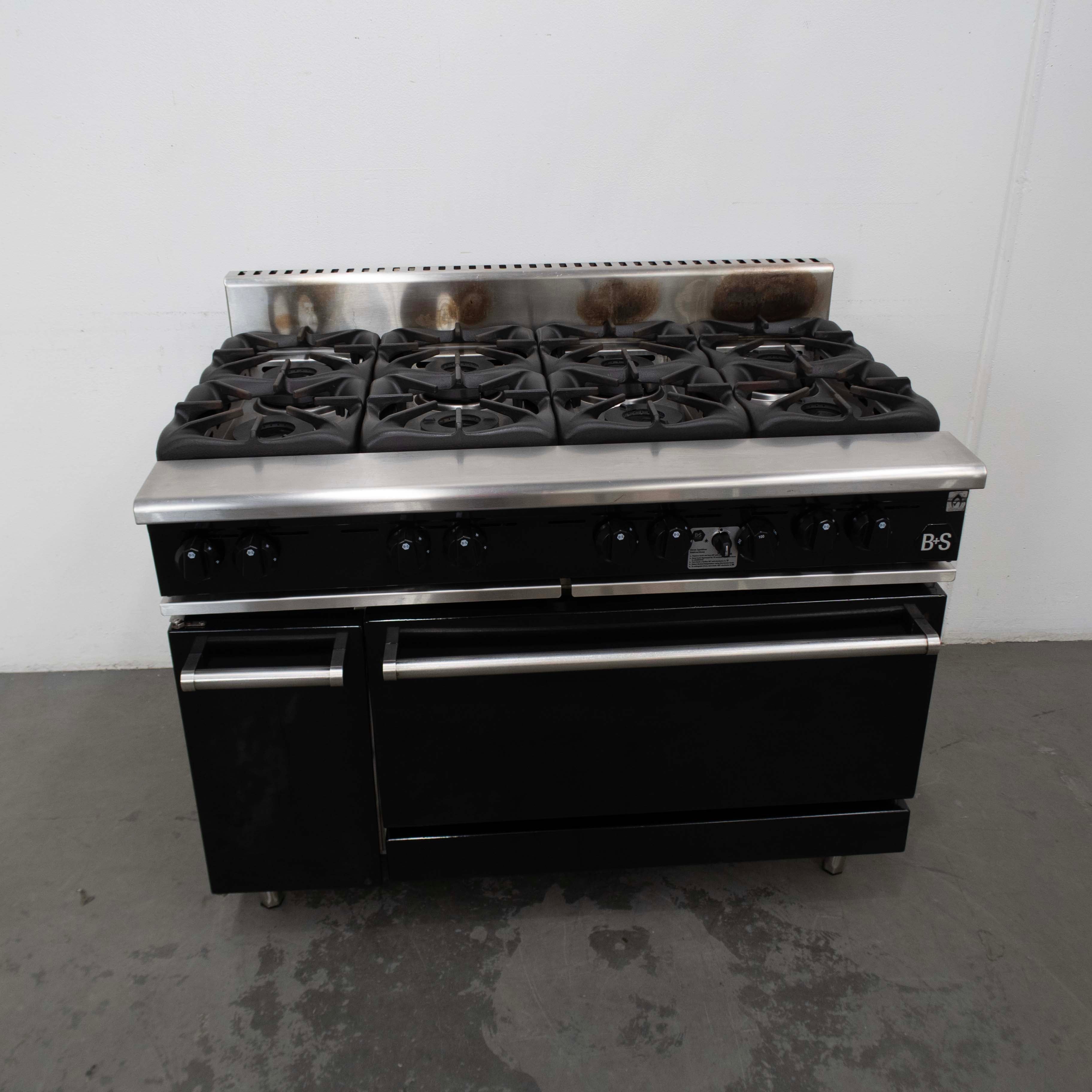 B&S OV-SB8 8 Burner Oven Range - 814127