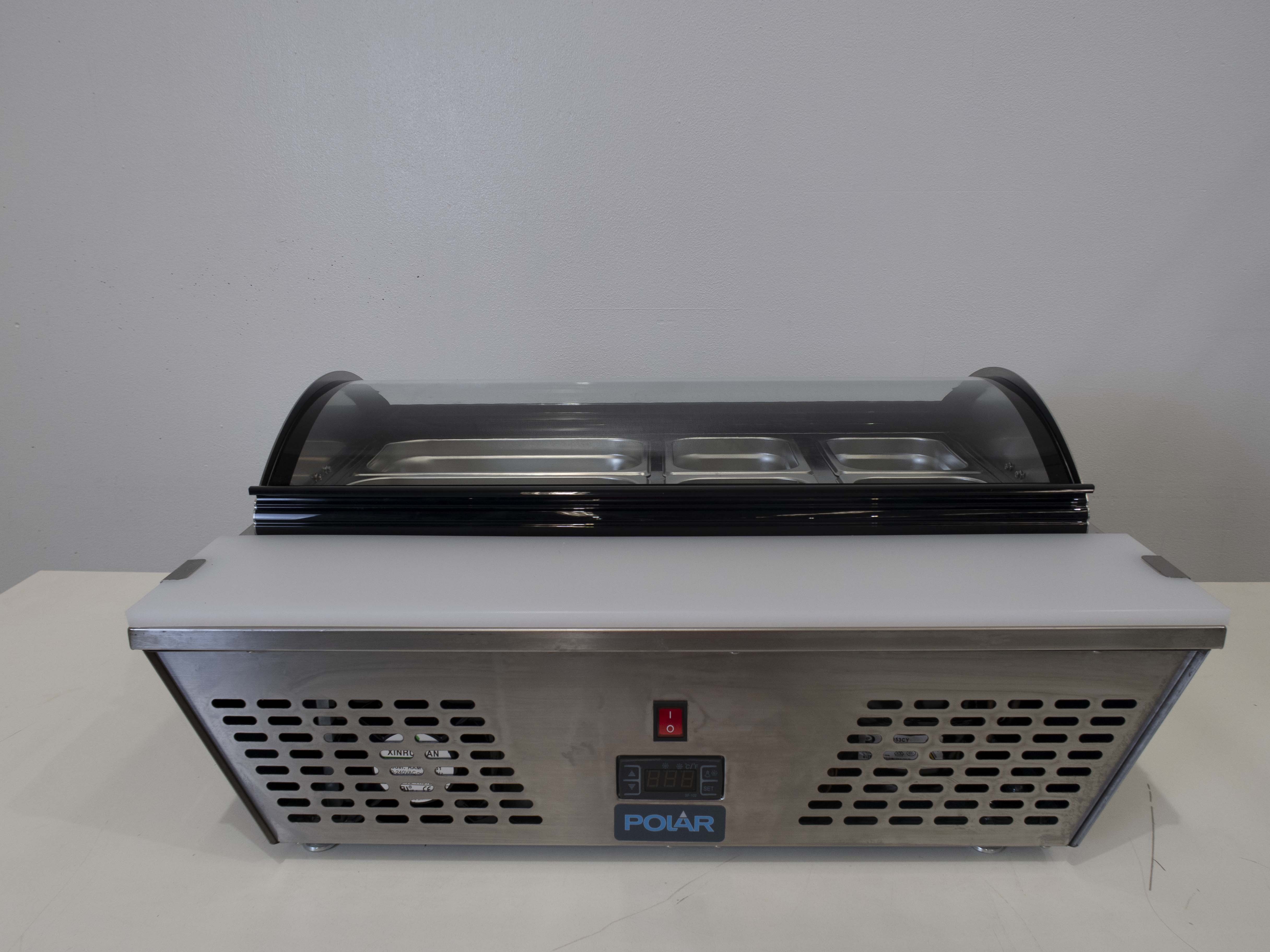 Polar GL178-A-02 Sandwich Prep Fridge - 815184