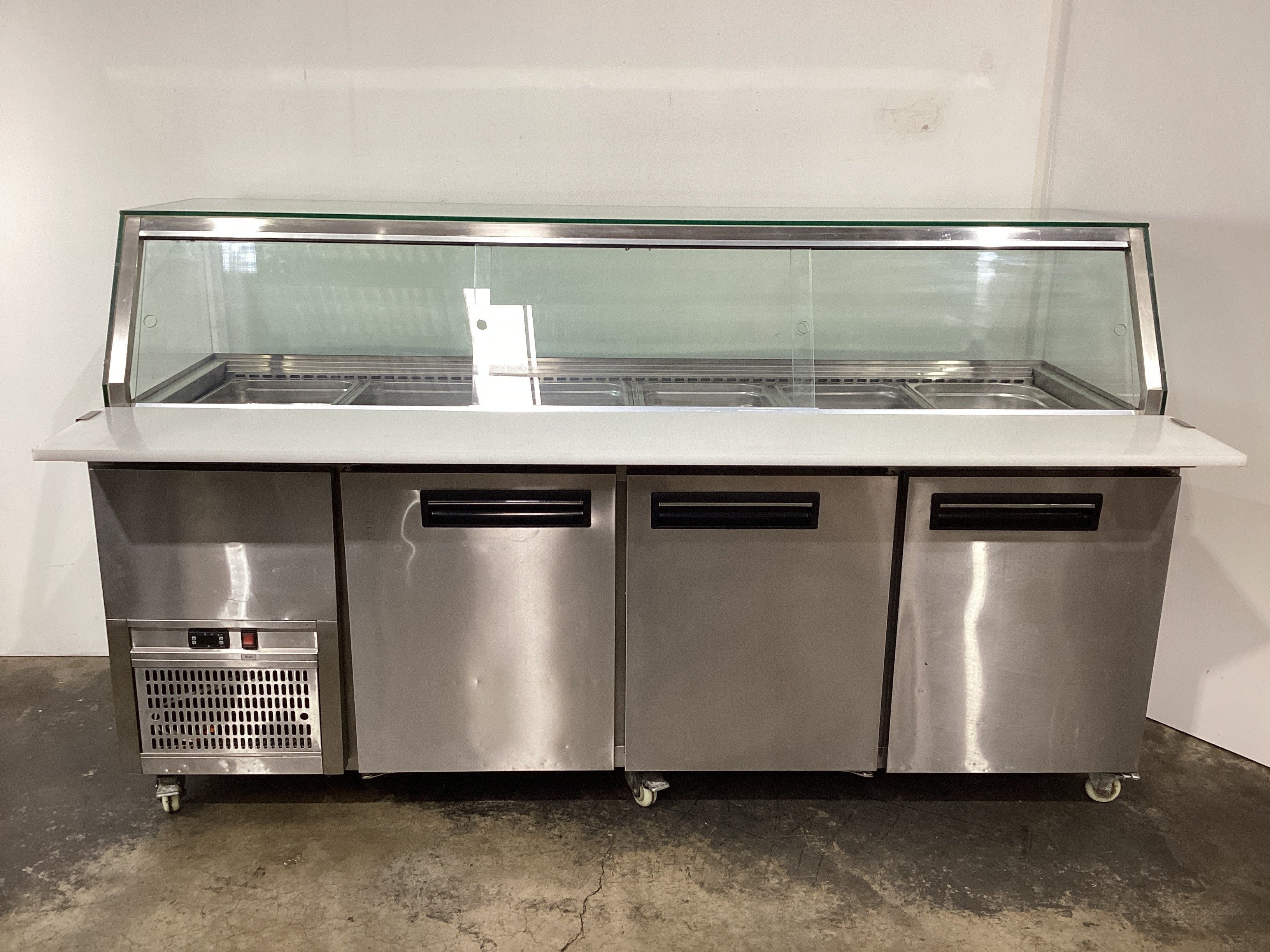 Thermaster PG210FA-YG 3 Door Salad Fridge - 816098