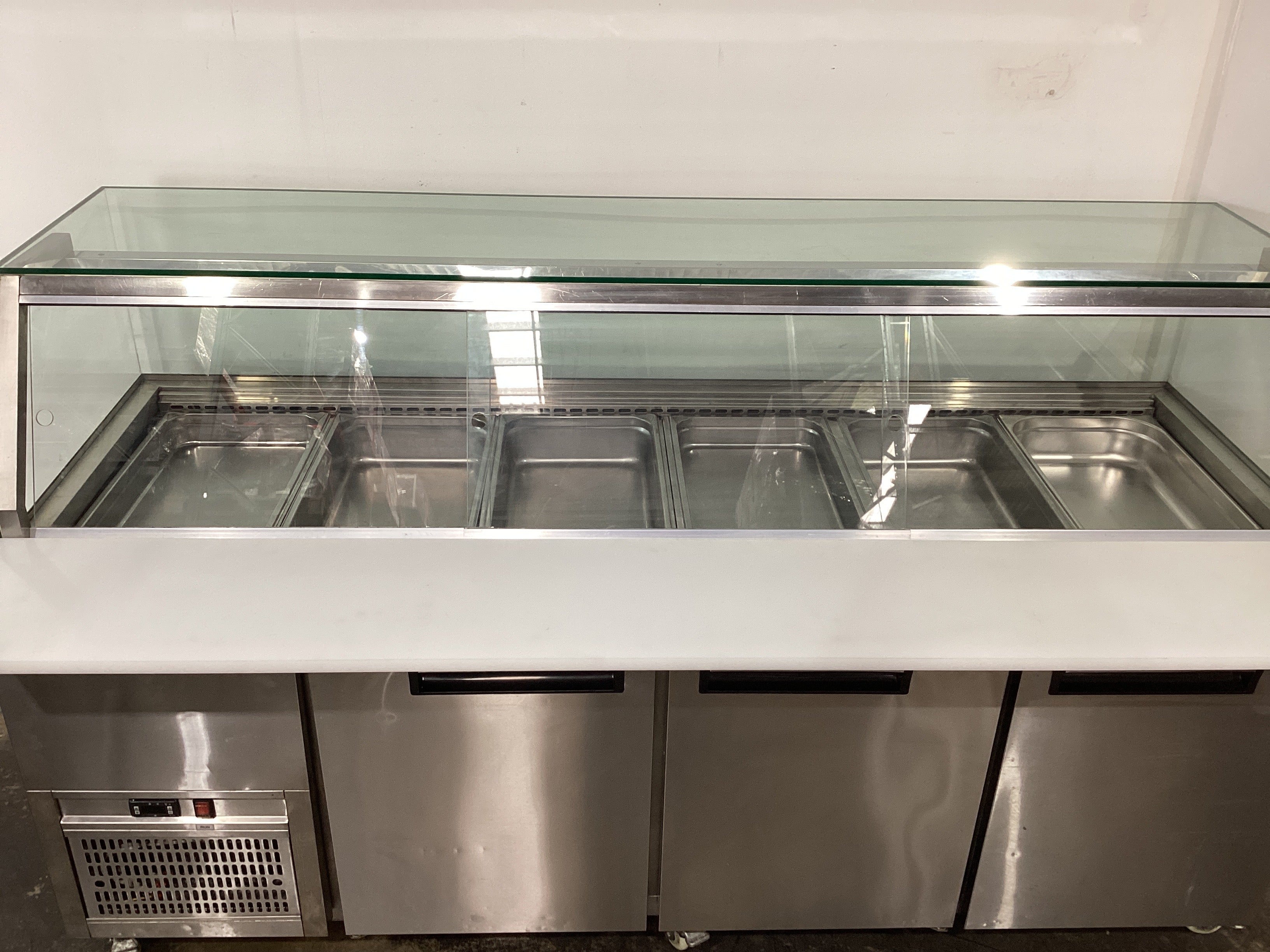 Thermaster PG210FA-YG 3 Door Salad Fridge - 816098