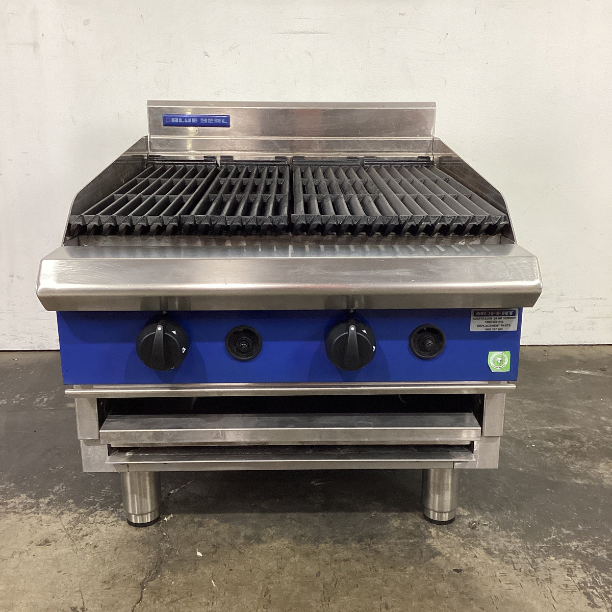Blue Seal G594-LS-BLK-NG Chargrill - 821600