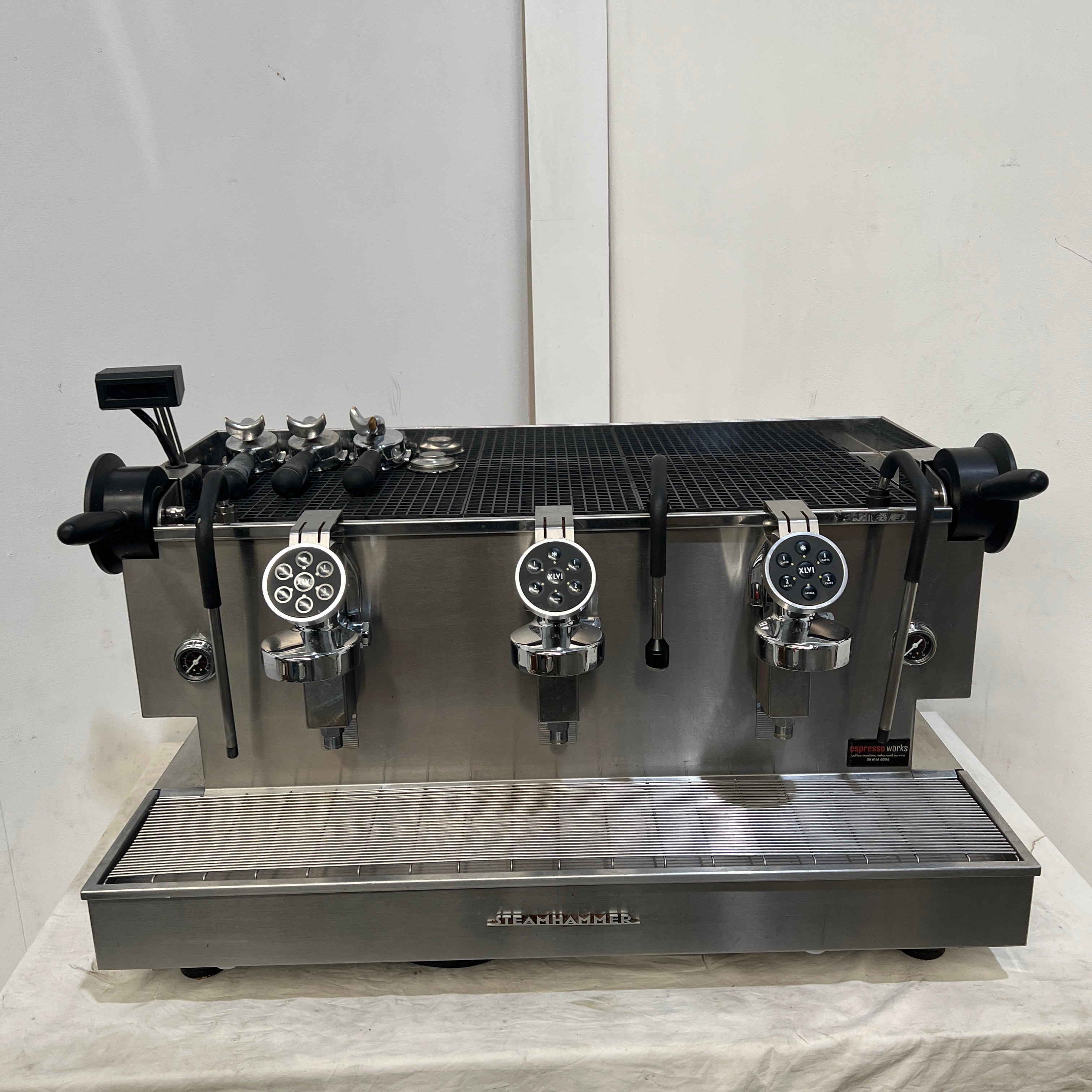 XLVI Steamhammer Electronic 3 Group Coffee Machine - 827923