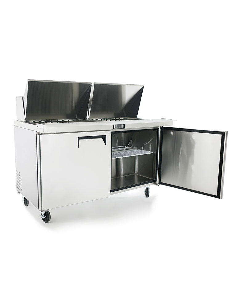 Atosa 490L 2 Door Mega Top Sandwich Prep Table Fridge MSF8307